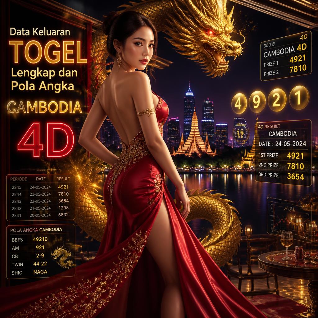 Data Keluaran Togel Lengkap dan Pola Angka Cambodia 4D